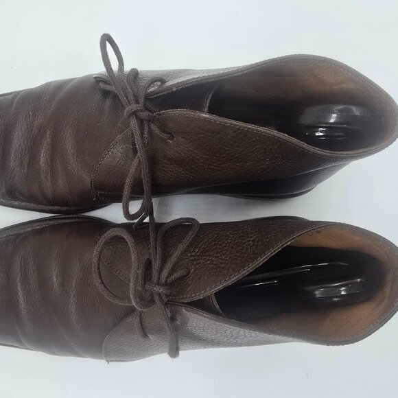John Varvatos Boots Mens 10  Brown Leather Hand Made Italy main image 8